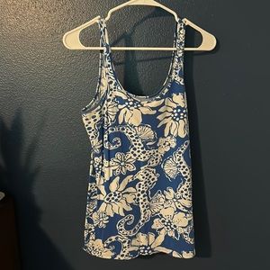 Lilly Pulitzer Tank Top Sea Horse size L